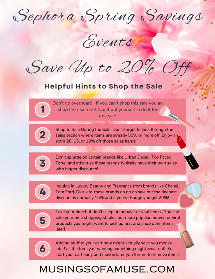 Sephora’s Savings Event Starts For Everyone Today Sephora’s Savings Event Starts For Everyone Today