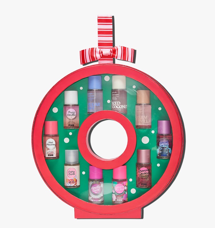 Victoria’s Secret Pink Did You Mist Us? 10-Piece Body Mist Gift Wreath On Sale