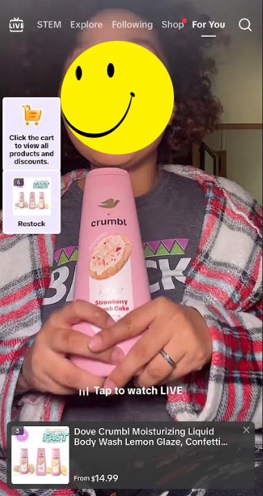 Selling Dove x Crumbl on Tiktok for .99 Shouldn’t Be A Thing