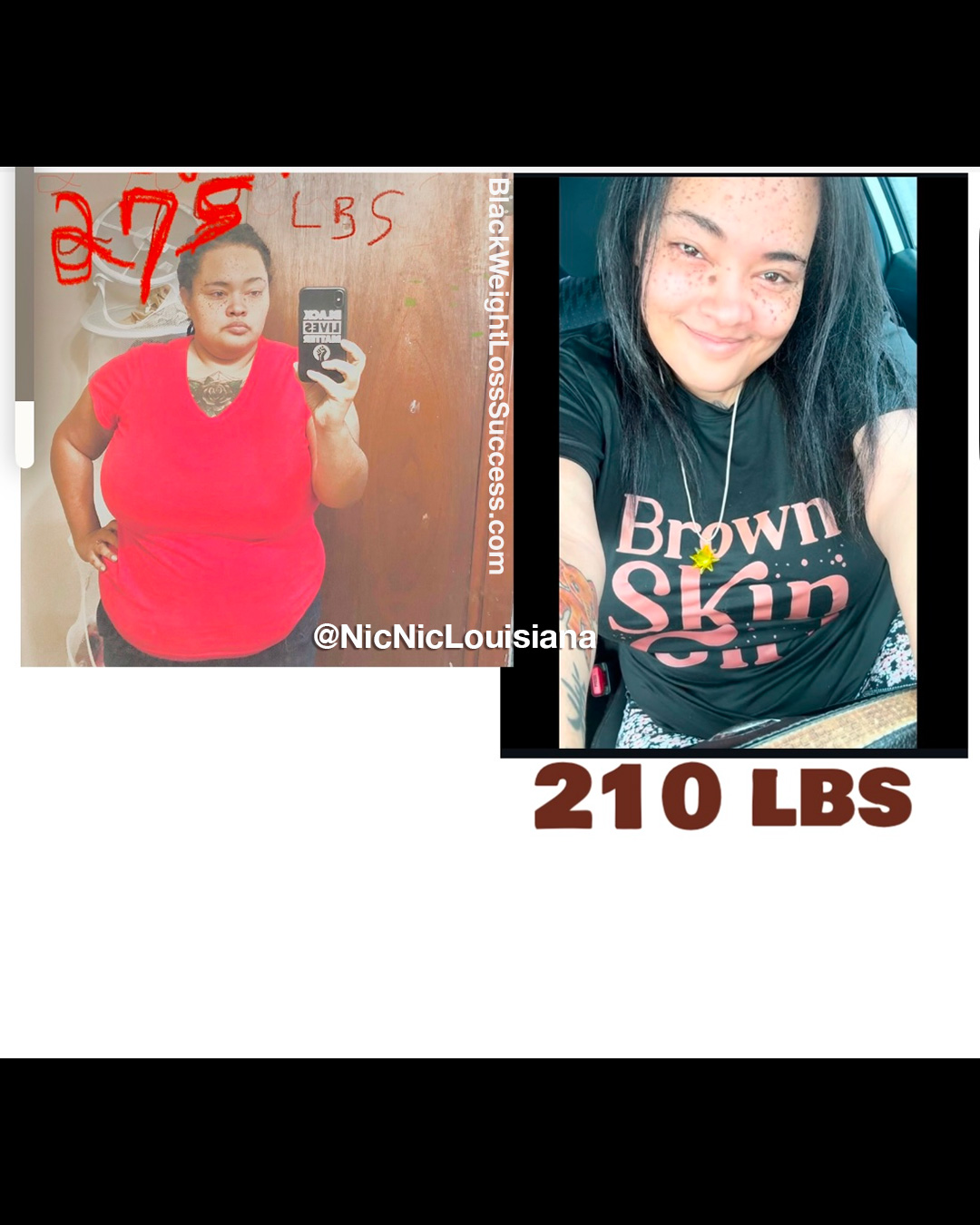 Nicky lost 67 pounds | Black Weight Loss Success Nicky lost 67 pounds | Black Weight Loss Success