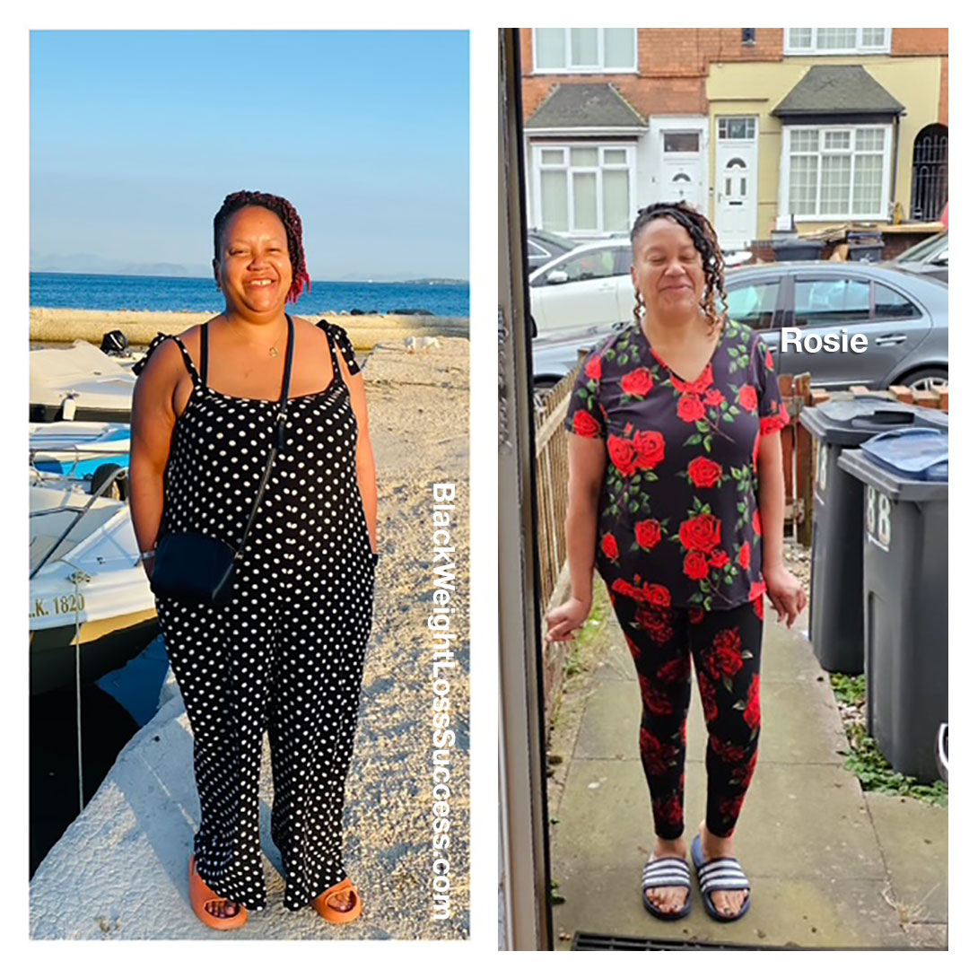 Rosie lost 47 pounds | Black Weight Loss Success
