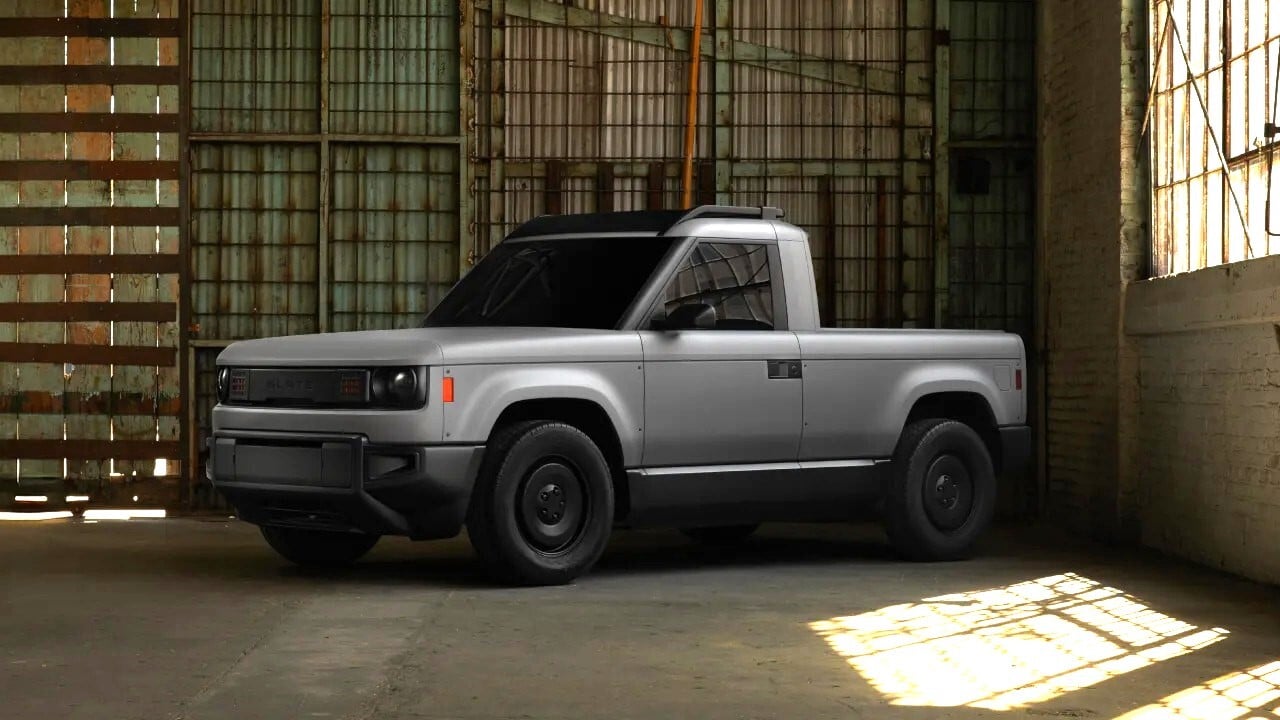 BYO Tech? ‘Slate’ EV Startup Is Making Customizable Cars for Gearheads