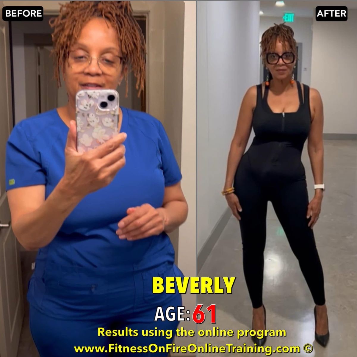 Beverly lost 34 pounds | Black Weight Loss Success