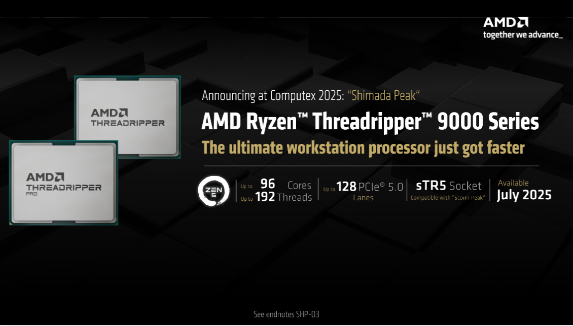 AMD Brings Ryzen Threadripper 9000 Chips Back to Workstations and High-End PCs AMD Brings Ryzen Threadripper 9000 Chips Back to Workstations and High-End PCs