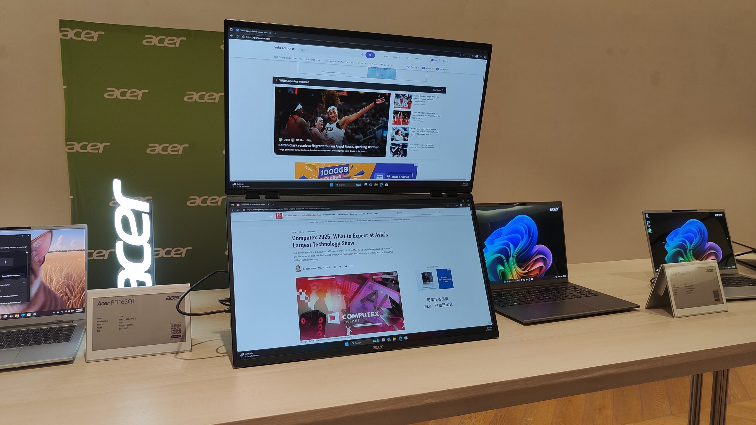 At Computex, I’m Seeing the Future of Portable Monitors. It’s Big, Bright, and Twice as Nice At Computex, I’m Seeing the Future of Portable Monitors. It’s Big, Bright, and Twice as Nice