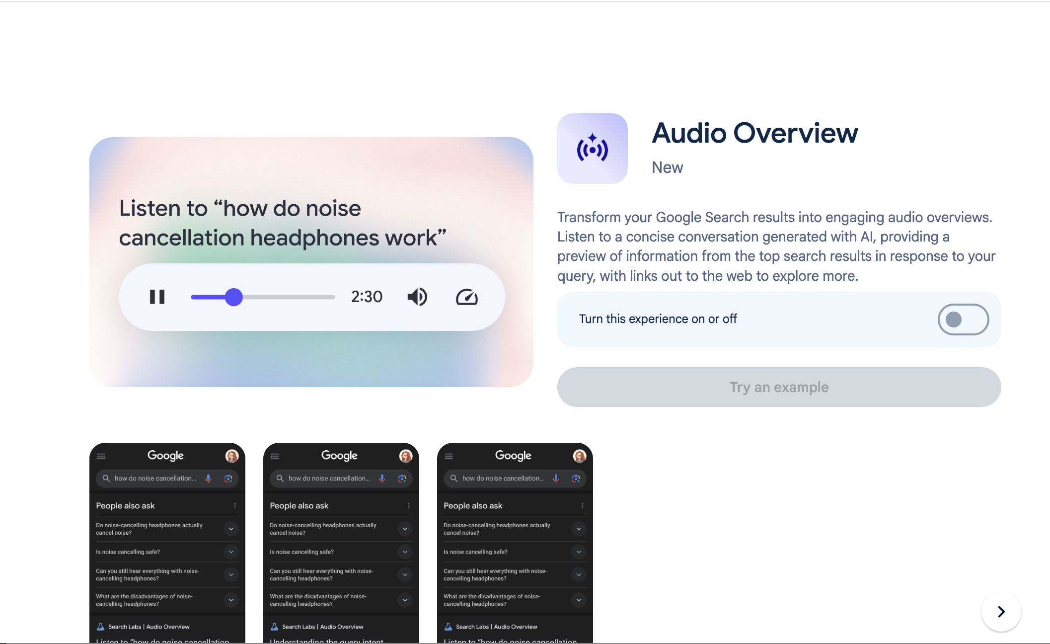 Just Press Play: Google Is Turning Some Search Results Into AI Podcasts Just Press Play: Google Is Turning Some Search Results Into AI Podcasts