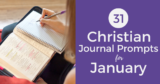 Christian Monthly Journal Prompts – January 2025