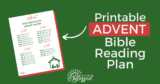 Printable Advent Bible Reading Plan For Christmas